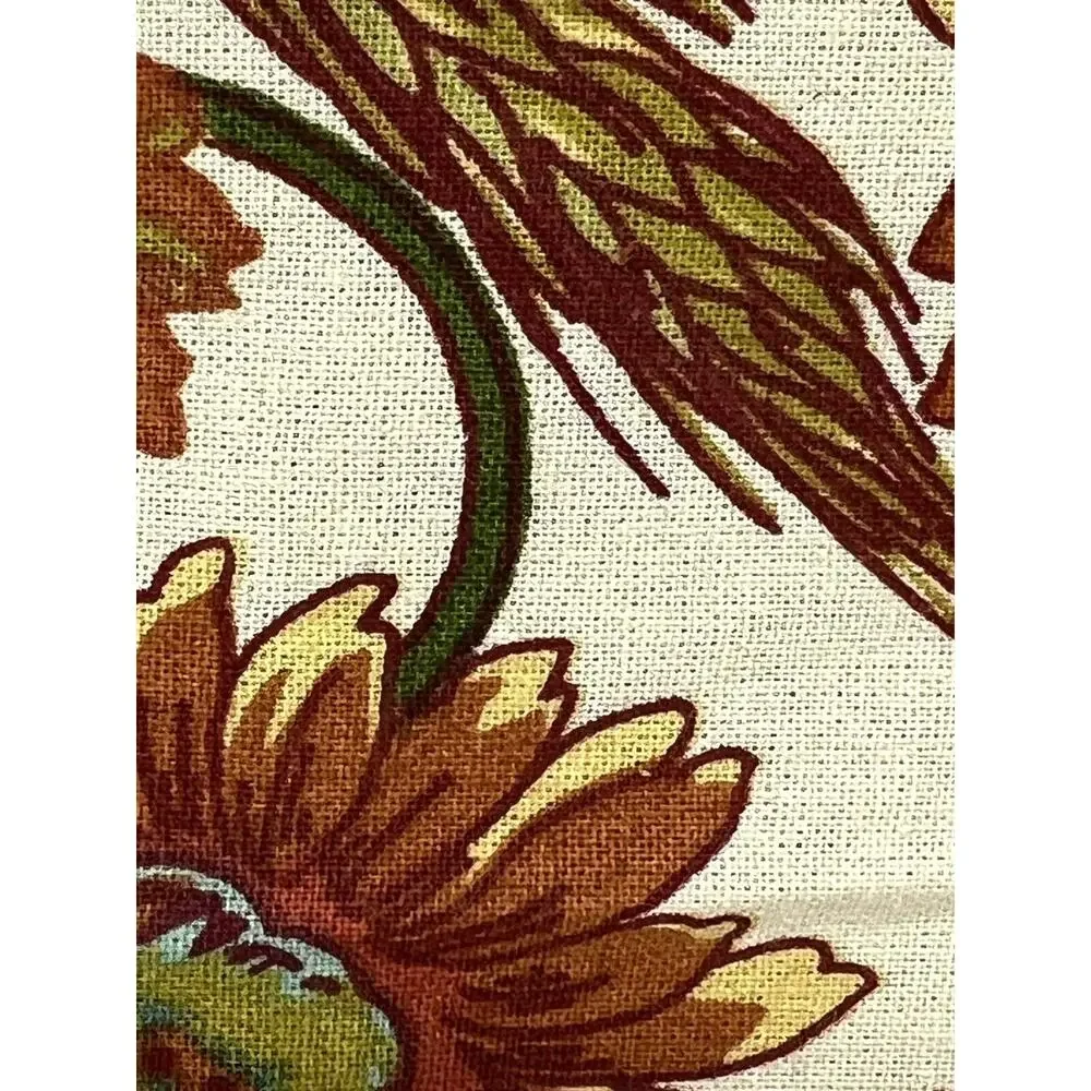 April Cornell Tablecloth 60X84” Wildflowers 3 Matching Kitchen Dish Tea Towels